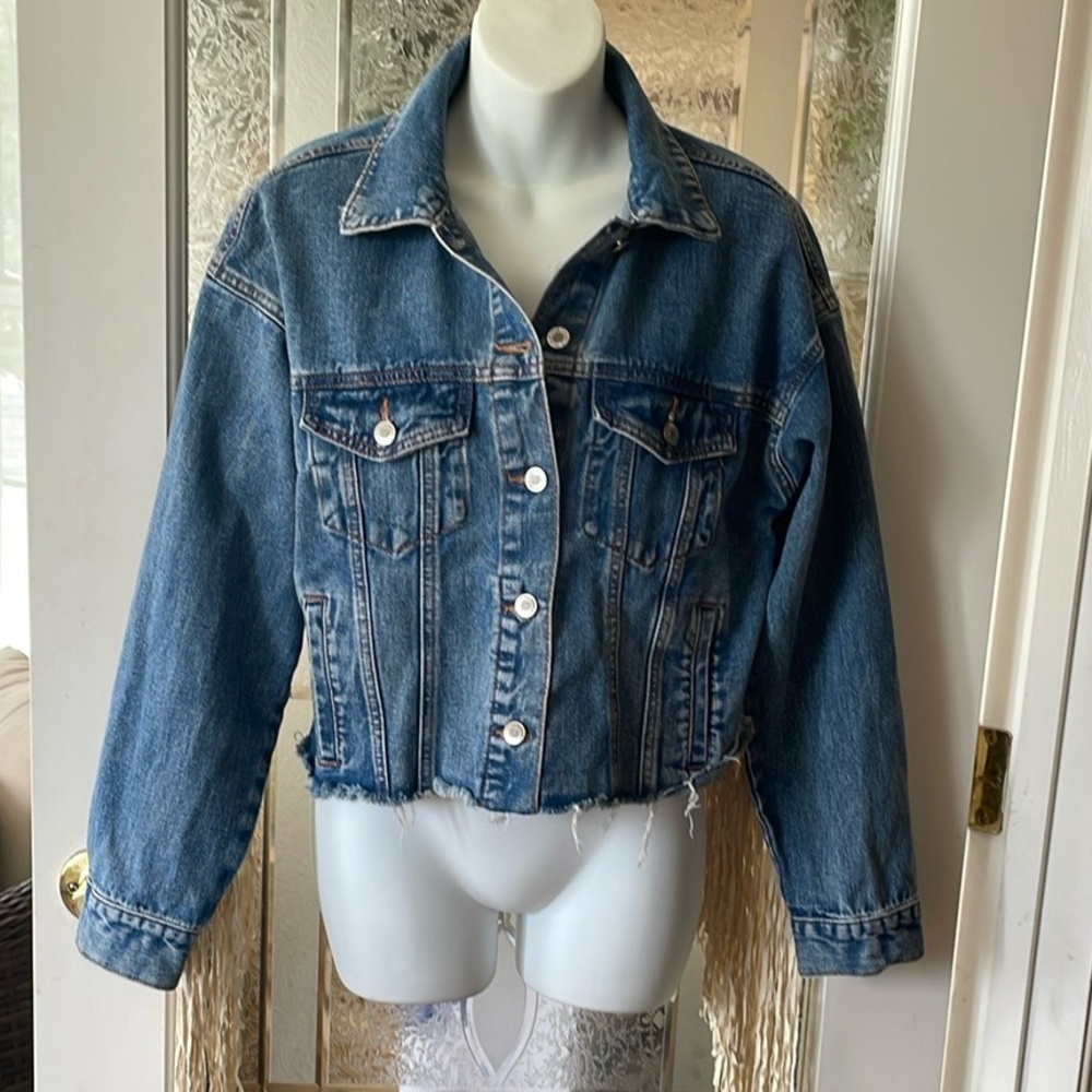 Jean Jacket with Long Fringe - Picture 3 of 10